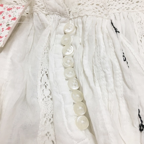 🌟HOST PICK🌟NWT RARE Vintage Free People Boho Top - Picture 8 of 11